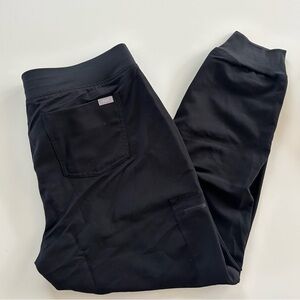 Figs Black Track Joggers XL